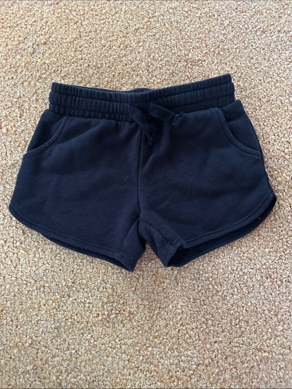 jumping beans Black Knit Drawstring Shorts